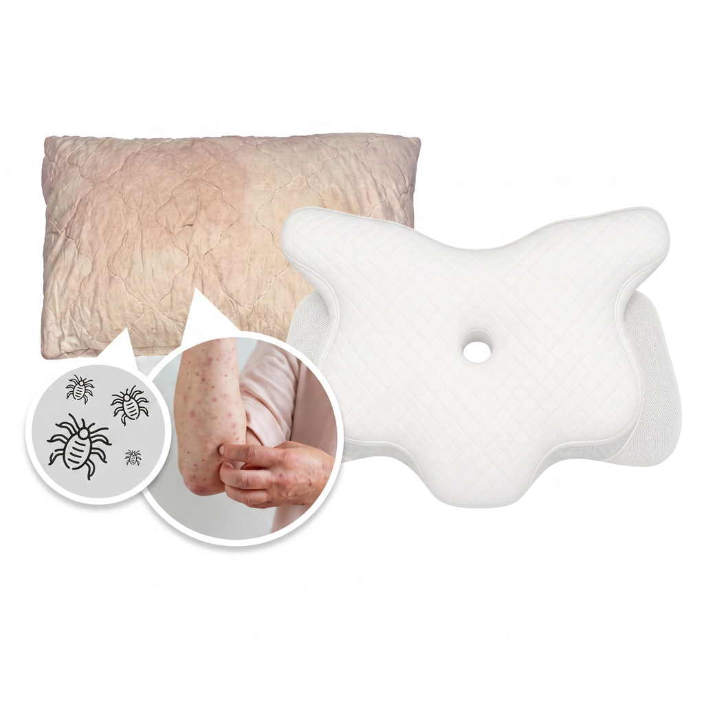 Ergonomic Pillow Anti Dust Cover